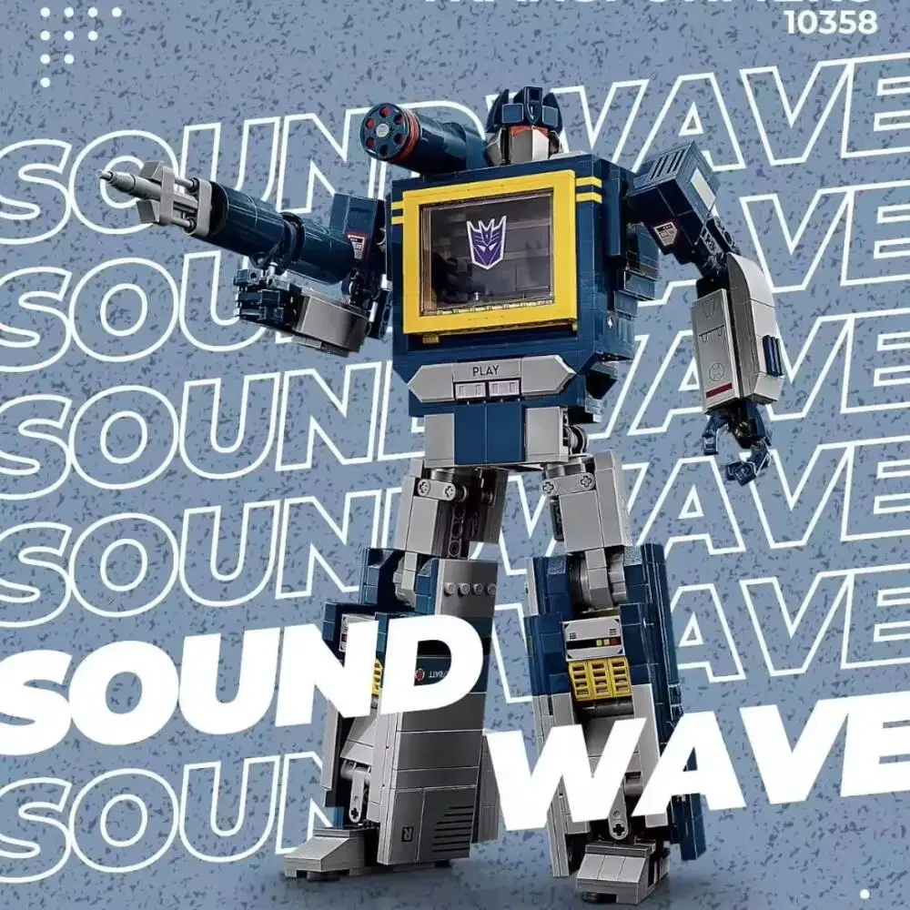 

Robot Soundwave Building Blocks Assembly Bricks 10358 1505PCS For Christmas Halloween Birthday Gifts