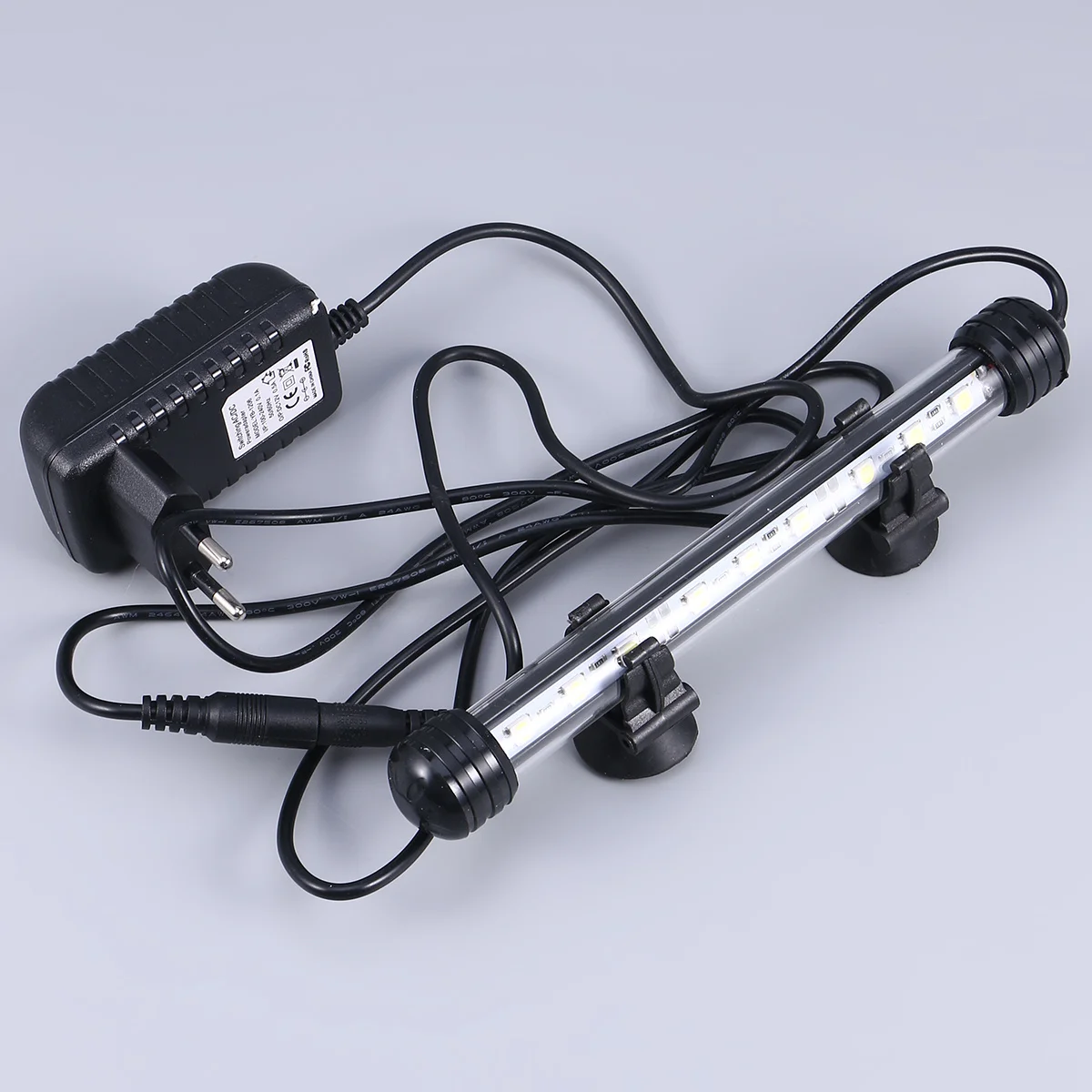 Aquarium Lamp LED White Light Waterproof Fish Tank Light USB Eu Plug Stable Lighting for Plant Growth Aquarium Lamp
