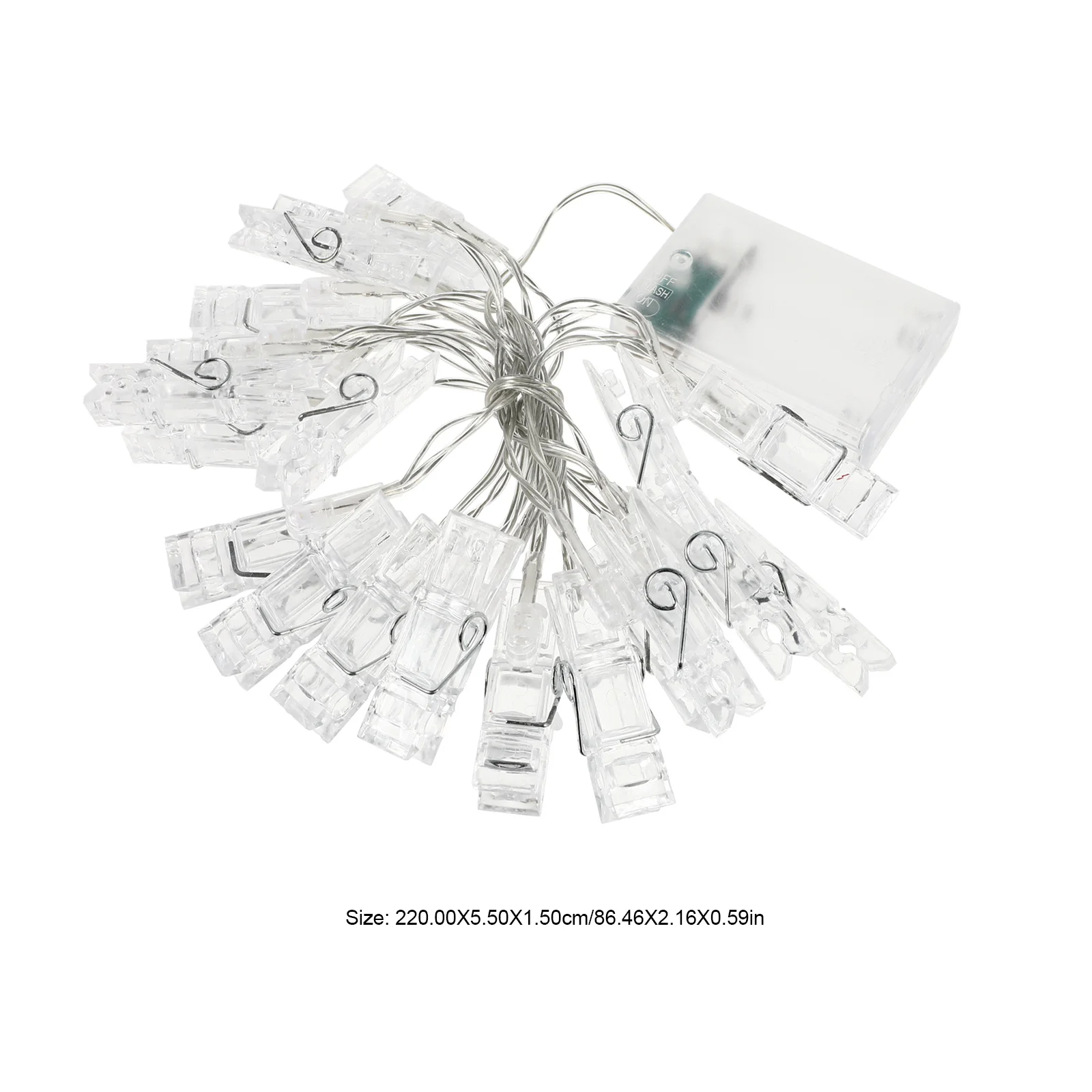 

1pc Photo Clip Light Led Decorative Lamp For Wedding Birthday String Lamp Ornament Christmas Party Home Festive Decor