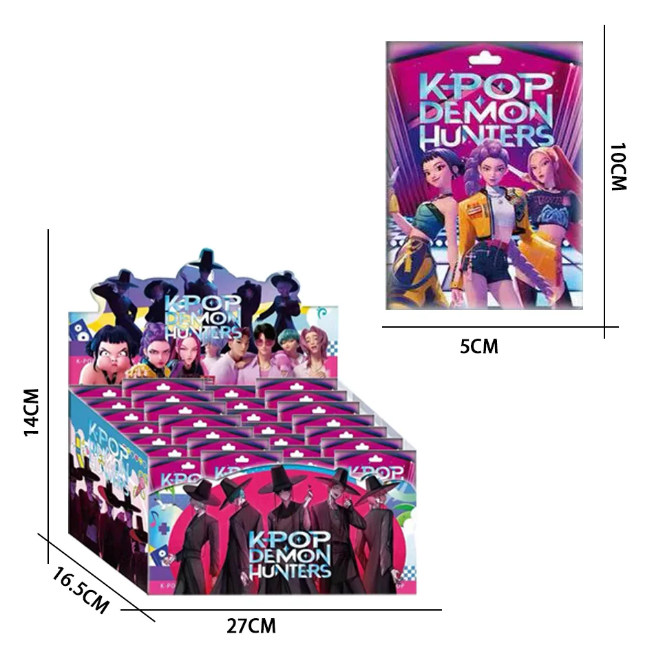 Anime Kpop Demon Hunters Action Figure Toy blind box Derpys Tiger Ranimeumi Mira Zoey Sussy Figurine Doll For Fans Christma Gift