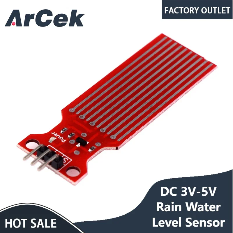 DC 3V-5V Rain Water Level Sensor Module Detection Liquid Surface Depth Height for Arduino DIY Compatible With UNO MEGA 2560