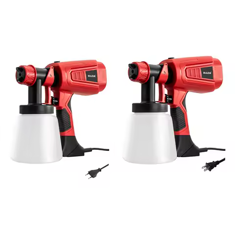 Paint Sprayer 400W Electric Spray Paint Gun 3 Spray Patterns Paint Spray Gun for Furniture Cabinet Fence Deck Wall DIY Project