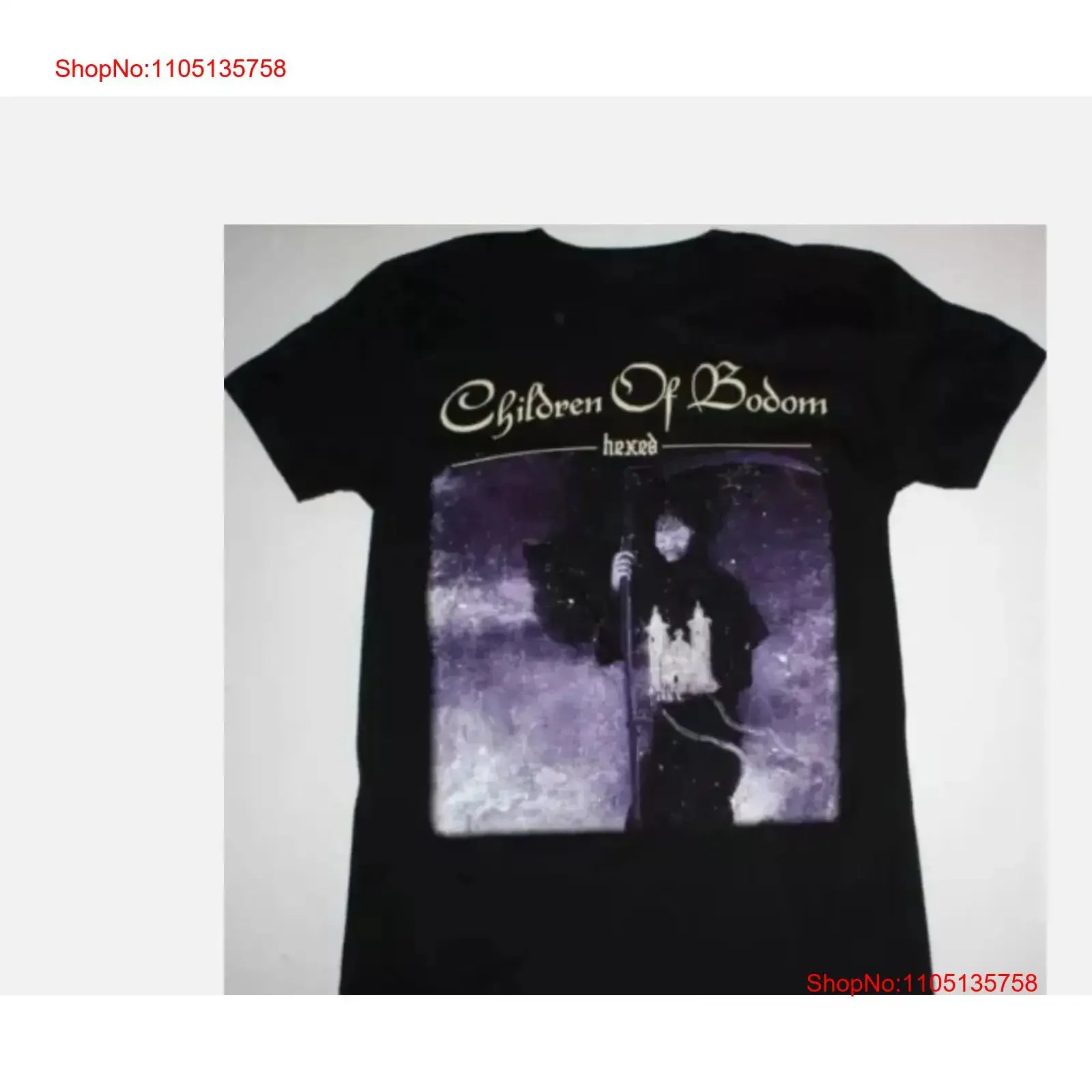CHILDREN OF BODOM HEXED NEW BLACK T SHIRT vintage Washed Versatile Casual Stylish streetwear designer clothes fashion