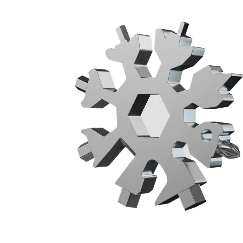 Multifunctional Snowflake Wrench, Portable Hexagon High Carbon Steel Octagon, Mini Wrench Tool