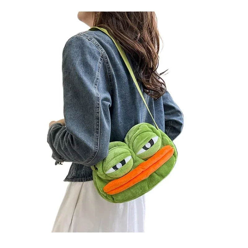 

Cute Big Mouth Frog Handbag All-match Crossbody Bag Ugly Cute Cartoon Frog Shoulder Bag