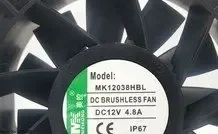 

12038HBL DC12V 4.8A новый жесткий вентилятор охлаждения 12 см
