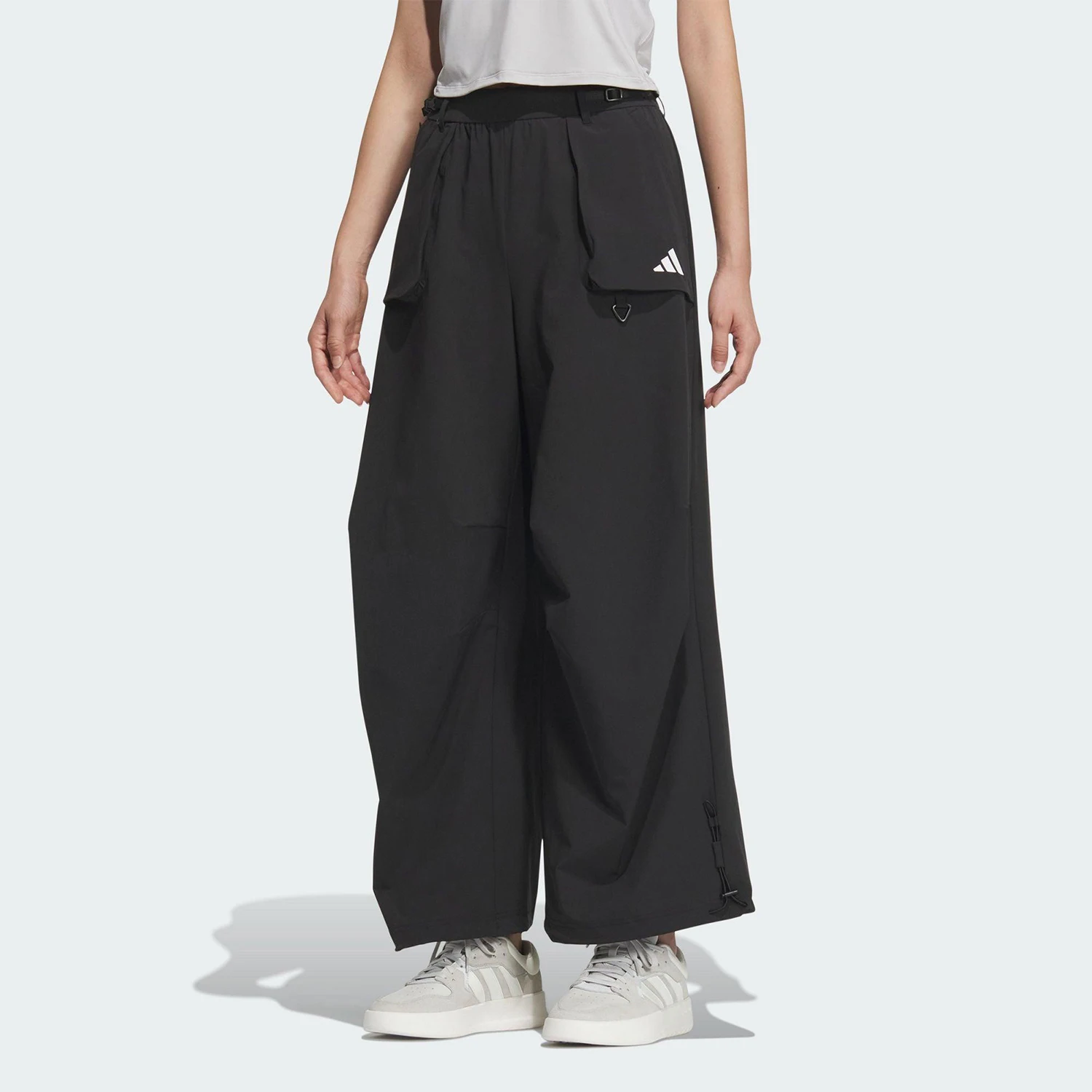 

Оригинальные новые женские модные повседневные прямые брюки Adidas JZ2171