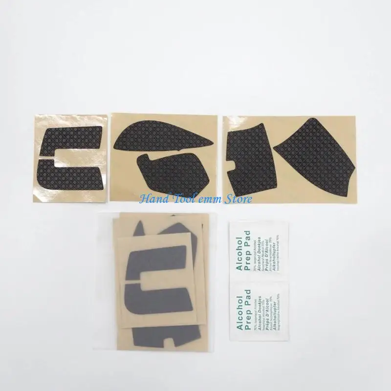 

H37F Mouse Skates Skin Side Stickers Slip Resistant Pad for MX 3 3S Game Mouse Skates Full Set