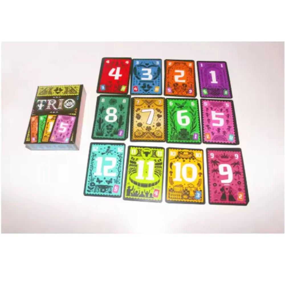 Jeu de cartes الثلاثي، juego de المجتمع de fête en famille، ليلة التناول، 3 إلى 6 ألعاب، البحث عن ثلاثية عربات متنوعة #4