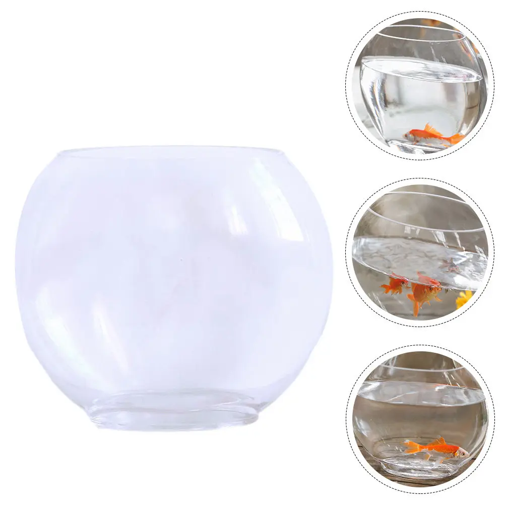 

Прозрачный многофункциональный настольный аквариум из цельного стекла для золотых рыбок, стильный домашний аквариум, аксессуары для рыбок
