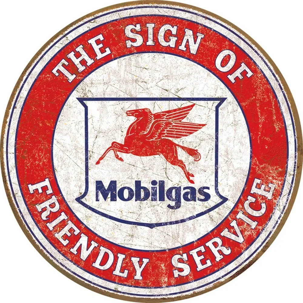 Pegatinas de coche con personalidad, Gas puro, aceite de Motor, pegatinas redondas Retro, calcomanía de vinilo, calcomanía impermeable, decoración de accesorios para automóvil