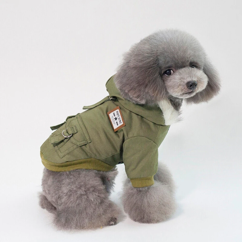 Small pet hoodie dogs clothes apparels dog costume coat jackets natal winter coats pug ropa para perros warm fleece dress disfra