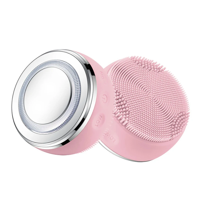 Lady Beauty Machine Blackhead Remover Deep Clean Face Massager Facial Cleansing Brush Electric Silicone Face Clean Brush