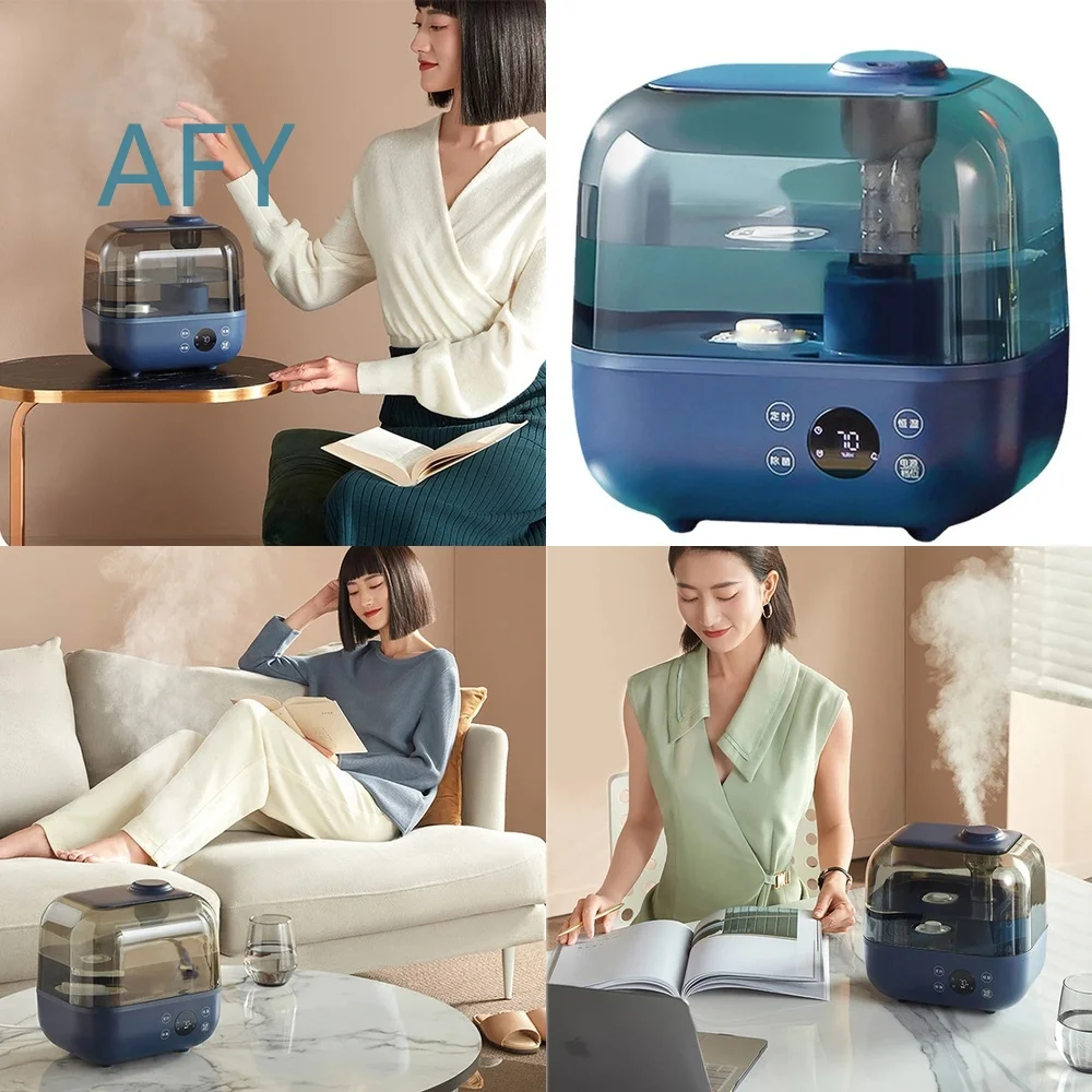 5L Ultrasonic Humidifier for Home Office Bedroom with Aroma Diffuser Function Touch Control Filter Mist Maker Intelligent