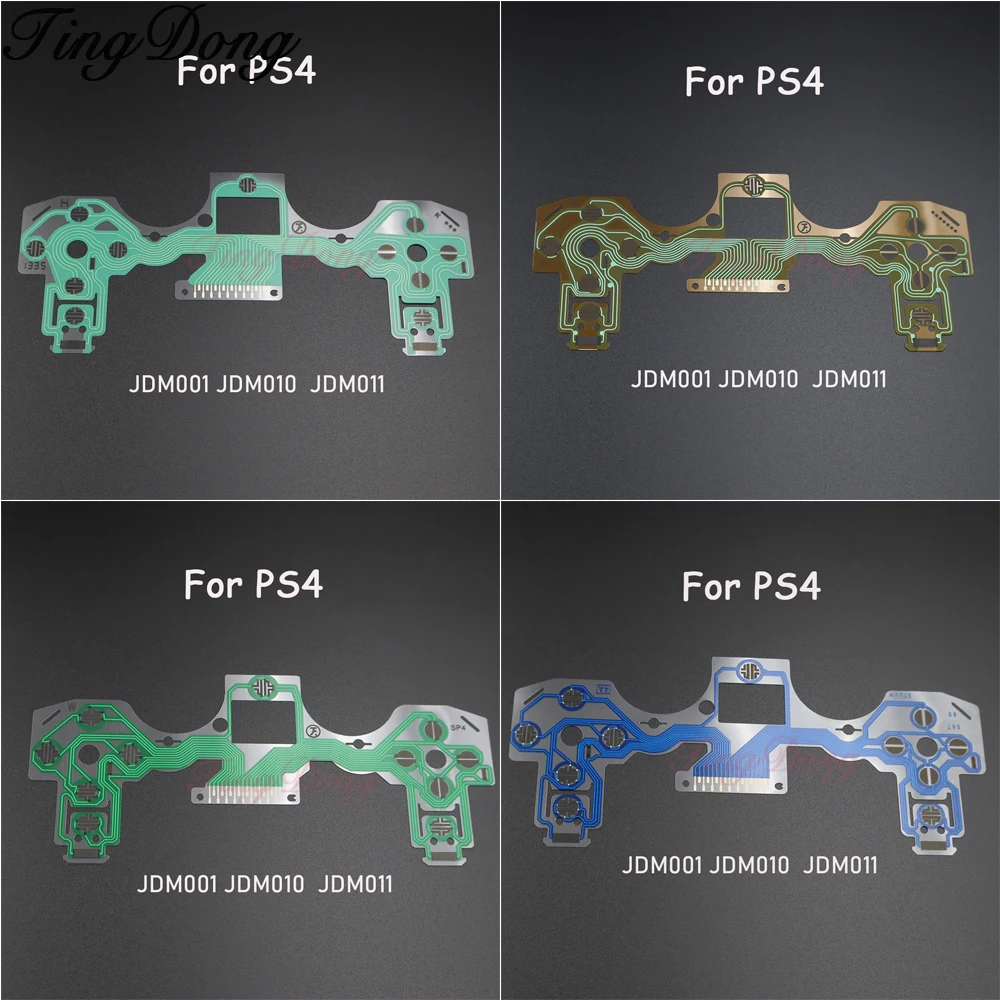 2/5/10 PCS For PS4 Pro Slim Controller Conductive Film Keypad Flex Cable Ribbon Circuit Board JDS 001 010 011 030 040 050 055