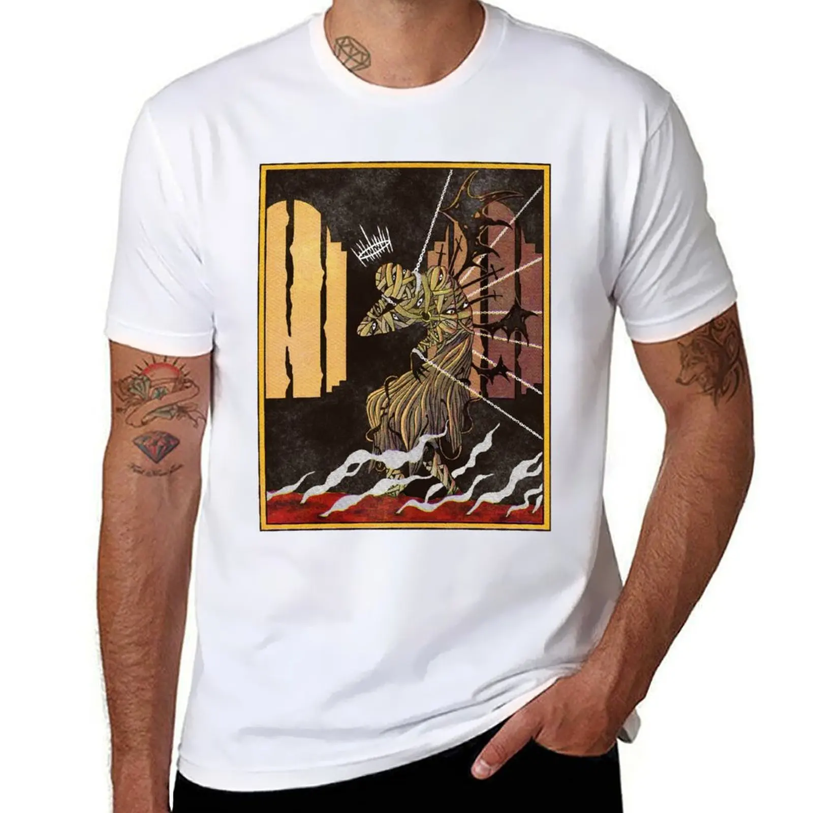 

print prints t Vintage custom SCP-3000 with Hanged Comic The King, t shirt Aesthetics T-Shirt shirts