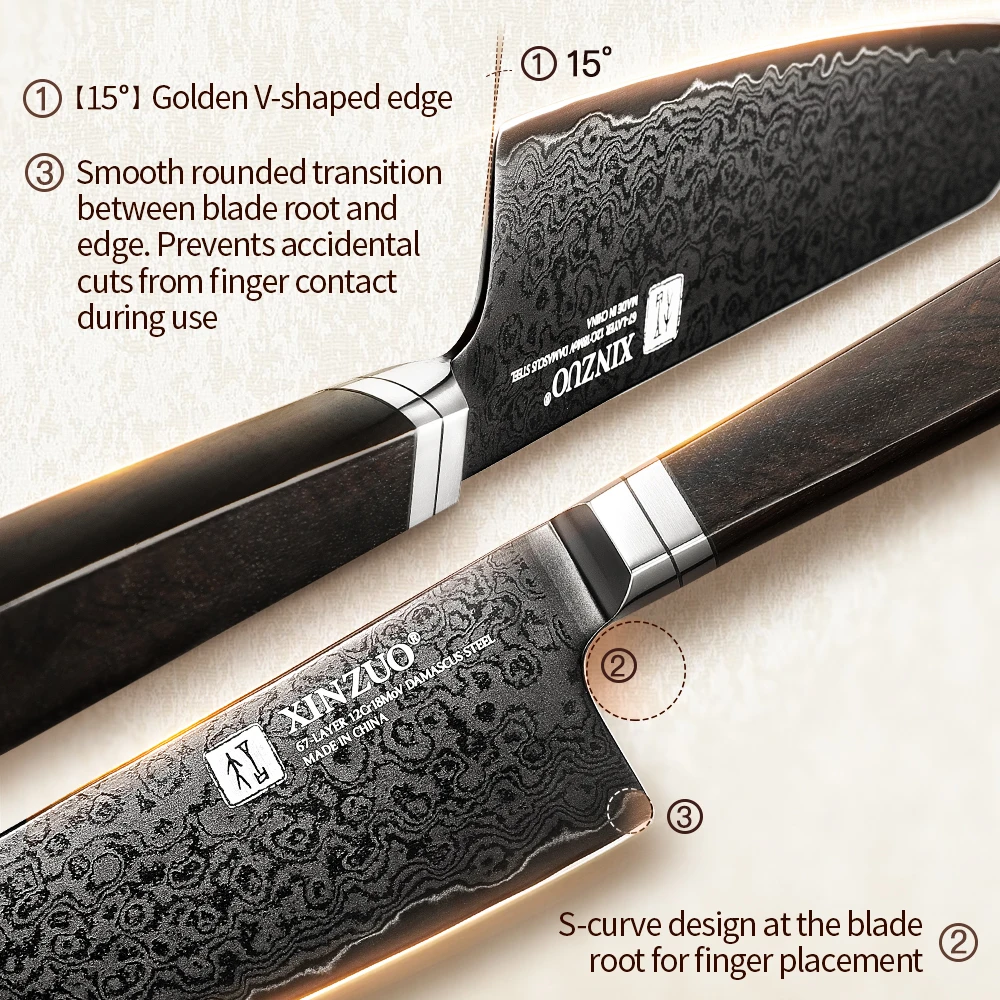 Xinzuo Ji 8.3" Bunka Knife — photo 3