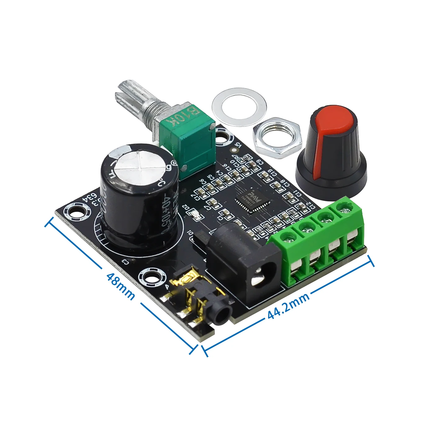 PAM8610 dual channel 12V HD power amplifier board Pure digital power amplifier 15W*2 power amplifier module image 4