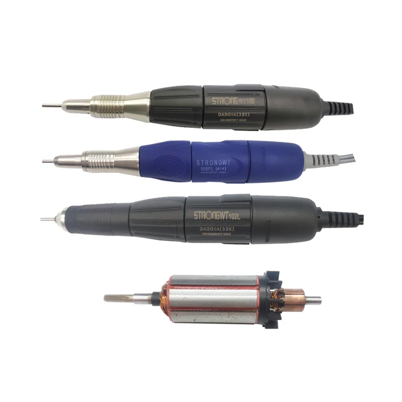 Strong 102/102L Brushed Micro Motor Accessories Armature Parts Assembly Rotor for Strong 204/90 Micro Motor 35000RPM