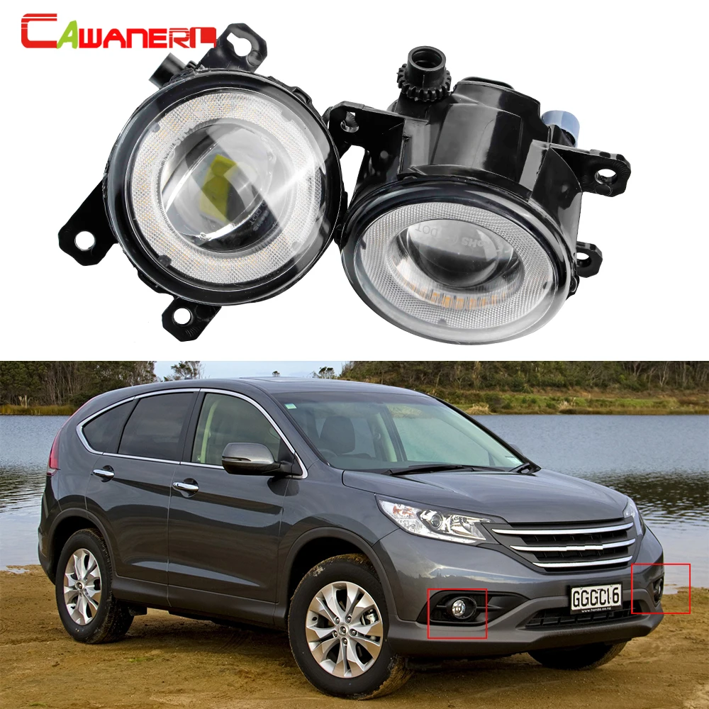 

2 X LED Fog Light Angel Eye DRL H11 Car Glass Lens Fog Daytime Running Lamp For Honda CR-V CRV IV (RM_) 2012 2013 2014 2015 2016