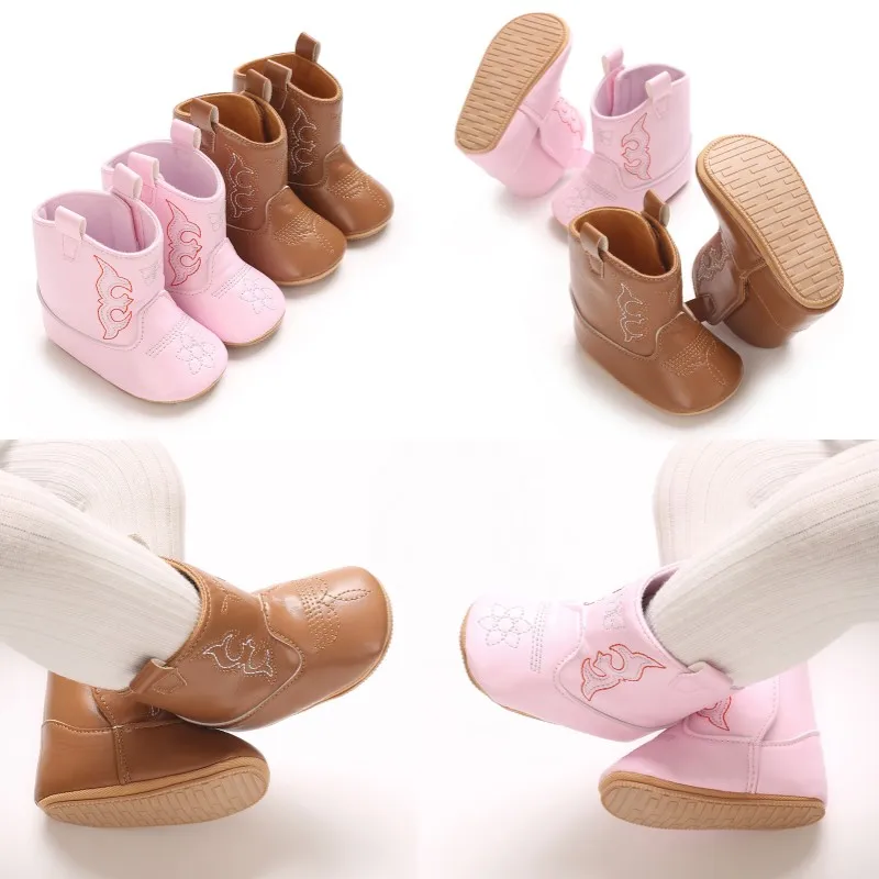 

Toddler Footwear Boots Newborns Prewalkers For Unisex Baby Boys Girls Winter Keep Warm Moccasins Half Boots Shoes 0-18M