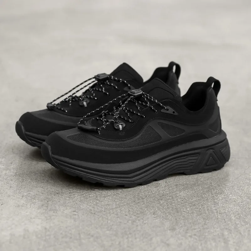 2026 New Luxury Man Running Shoes Wide Feet Walking Sneakers Man Anti-Slip Outdoor Running Shoe Elastic Band Running Sports Shoe