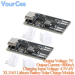 2pcs/1pc XL3163 Lithium Battery Solar Charging Power Module Single String 3.7V Lithium Battery Input Type-C interface 5V