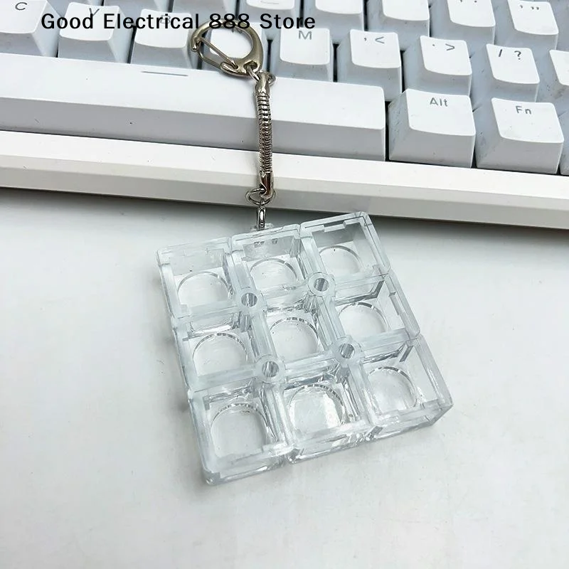 4/9 tombol DIY Keychain Keyboa - Gaming Keyboard Test ulasan dan harga