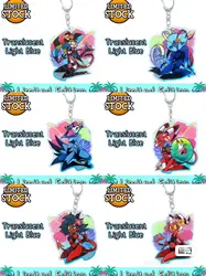 Ji E Lao Da Keychain Man Anime Acrylic Key Chain Women Key Ring Chain for Pants Pendant High Quality Key Holder Fashion Brelok