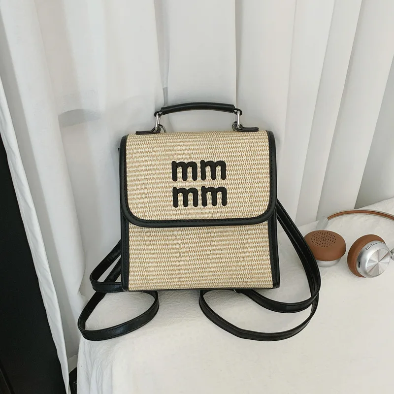 New Women Backpack Handbag Vintage Mini Tote Luxury Premium Shoulder Crossbody Bag Trendy Ladies Purse