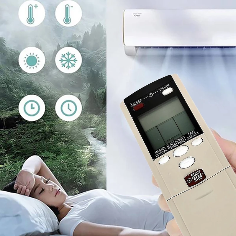 Control remoto para aire acondicionado Fujitsu AR-DL1 AR-DL2 AR-DL4 AR-DL5 AR-DL6 AR-DL15 reemplazo de Control remoto