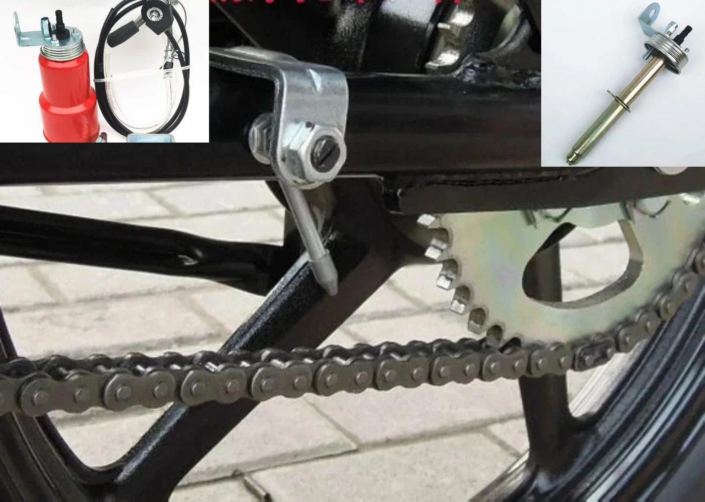 1set for Motorcycle Modification Accessories: Oil Can, Automatic Lubricator, Chain Oiler, Chain Greaser, Agricultural Tiller