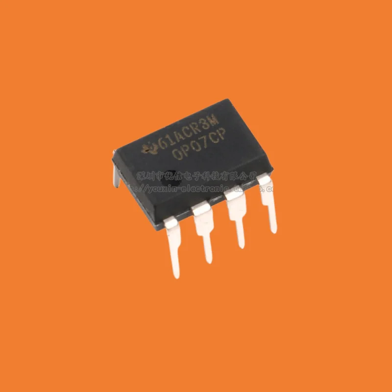 10PCS/original genuine direct insertion OP07CP DIP-8 low offset operational amplifier IC chip