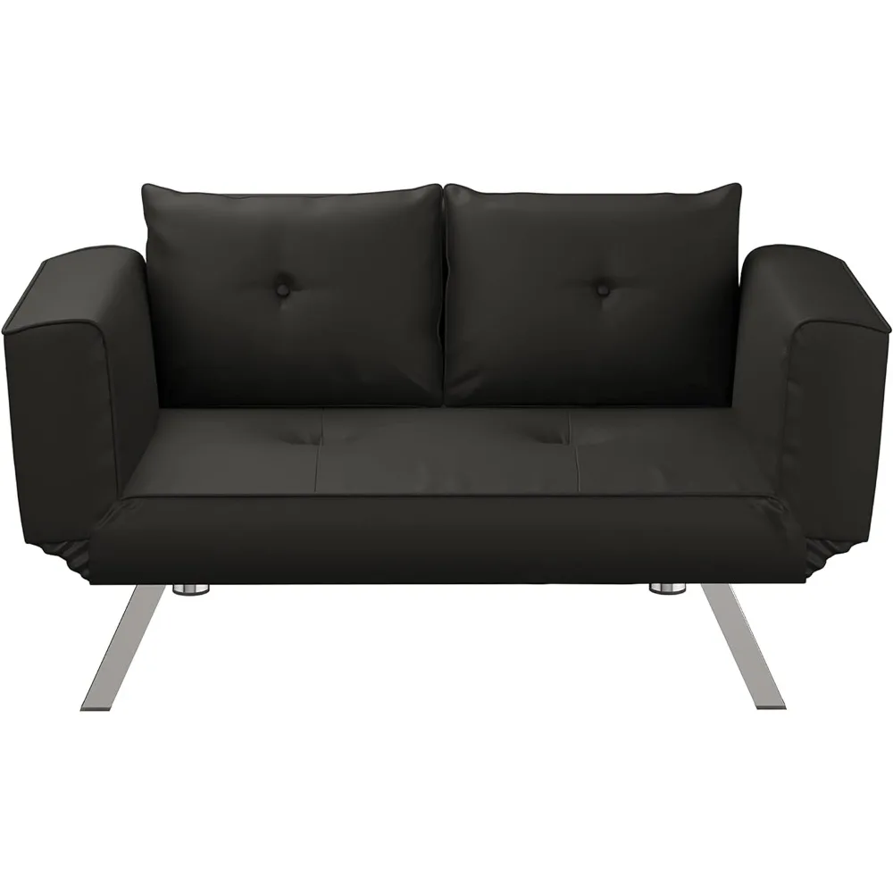 Marin Convertible Sofa, Black