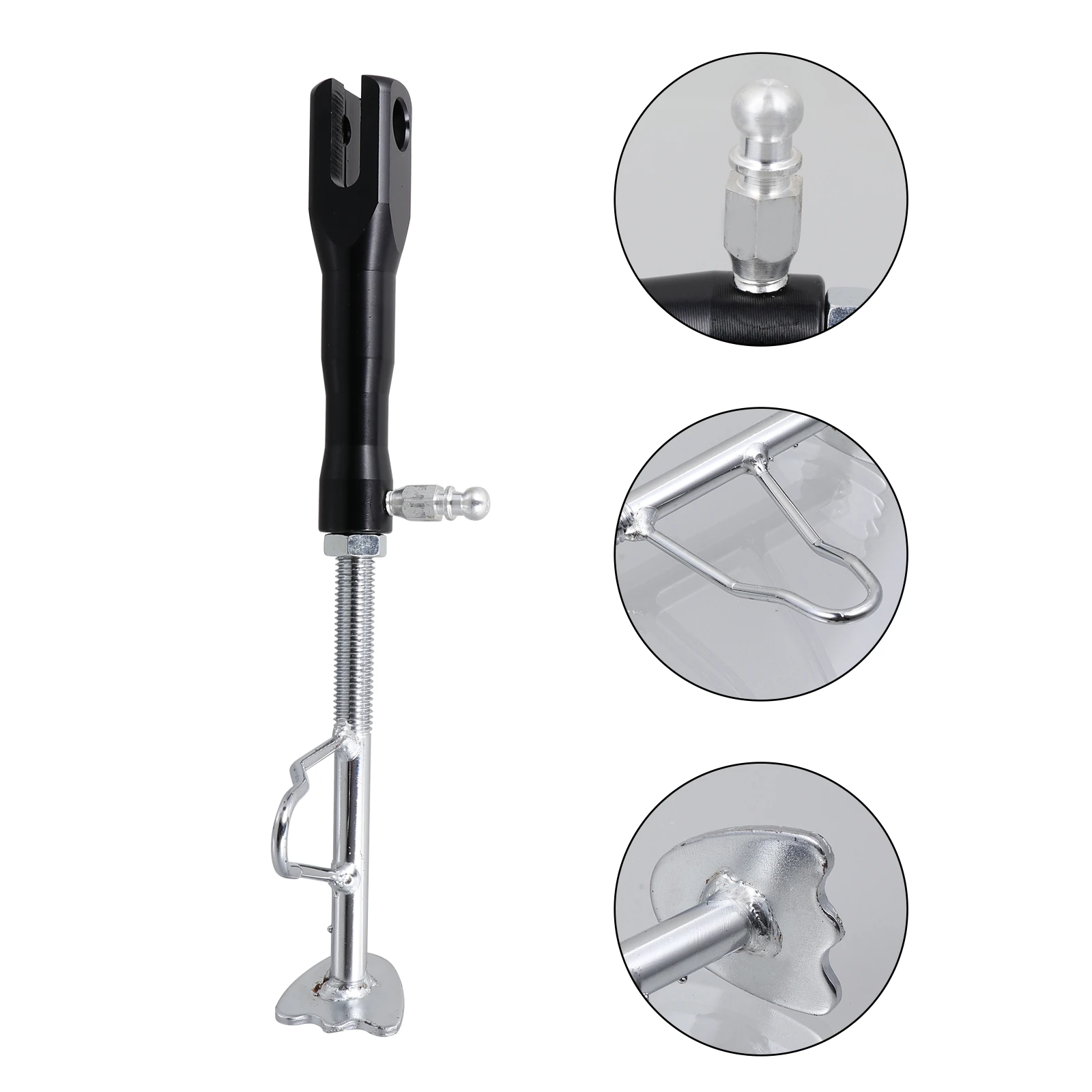 

Aluminum Alloy Motorcycle Side Stand Durable Adjustable Kickstand Replacement Parts Stable Feet Rack Motorbike Accessories Wear