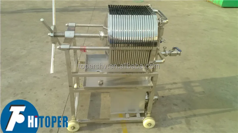 Meerlaagse Roestvrijstalen Plaatfilterpers