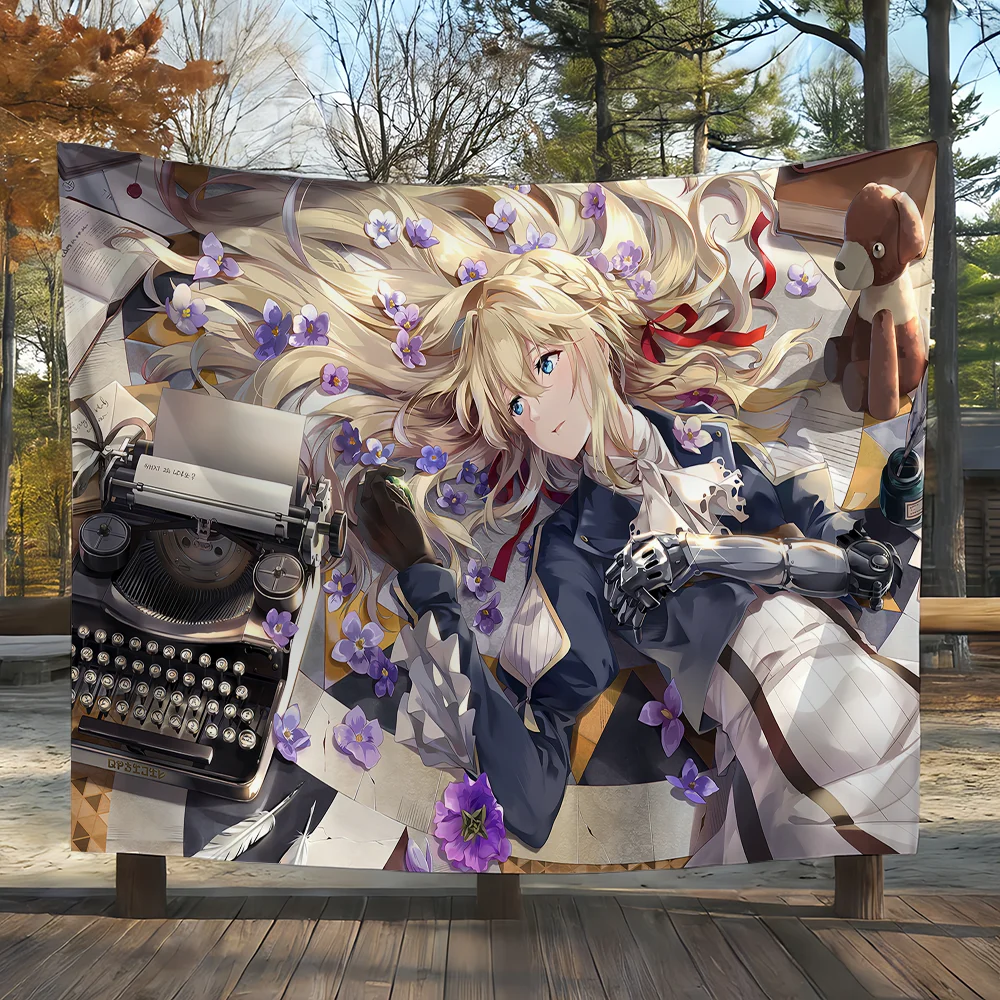 Anime Violet Evergarden flag Suitable For Party Club Outdoor