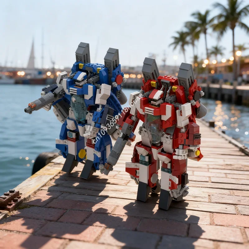 672 Piezas MOC MACROSS ARMED MILA, Bloques de Construcción de Modelos Espaciales, Idea de Construcción DIY, Regalo de Navidad, Juguete Creativo Educativo