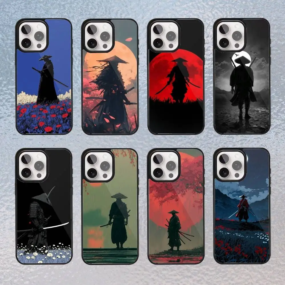 

Japanese Bushido Samurai Phone Case For iPhone Magsafe Magnetic 17,16,15,14,13,12,11 Wireless Charging cover