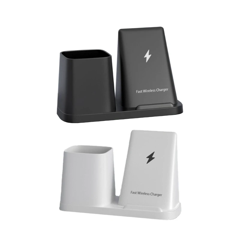 

Быстрая беспроводная зарядная станция с настольным органайзером для телефона, прикроватной тумбочкой, настольным держателем для