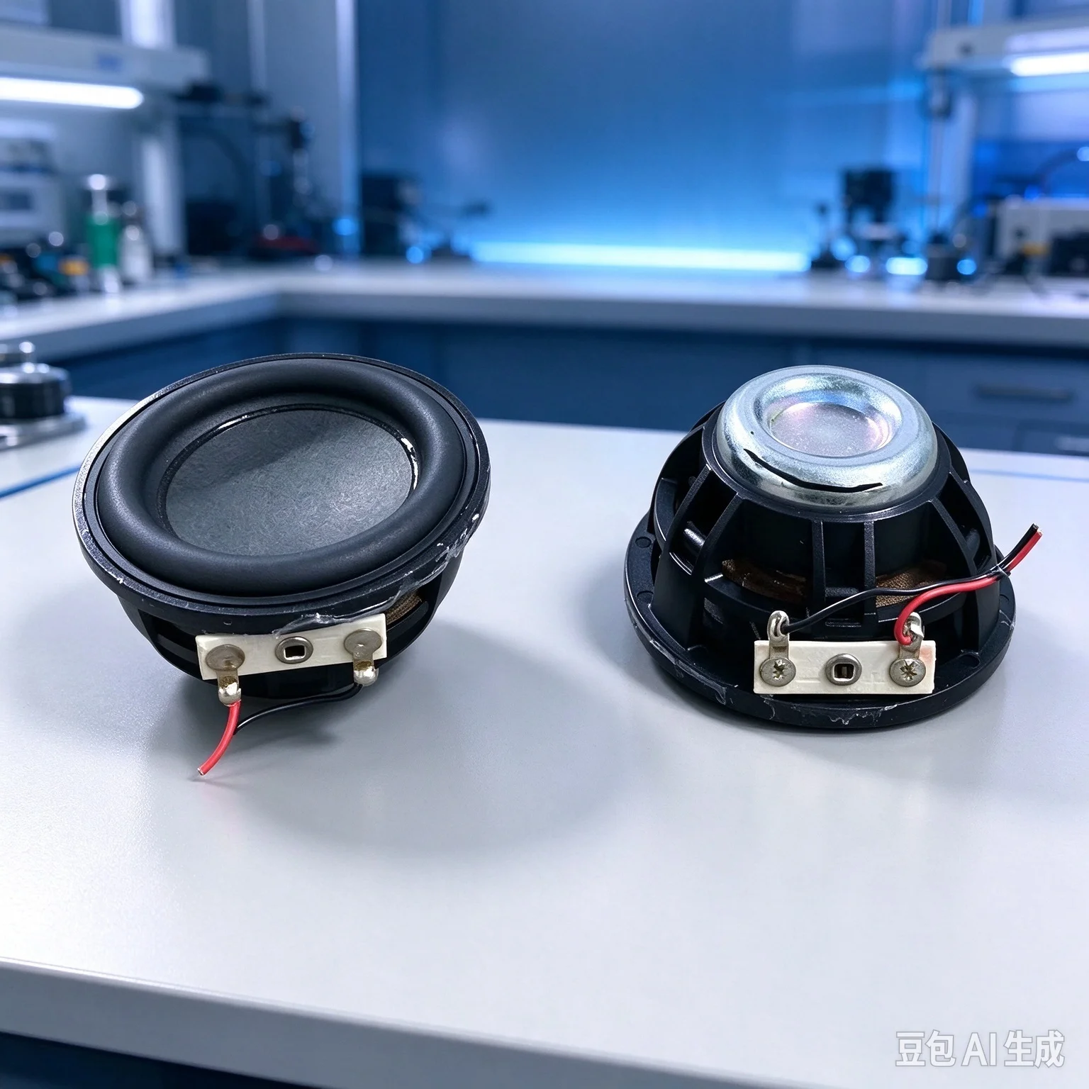 Unboxed for Round 2.25 inch 60MM Full Range Speaker, Large Rubber Edge Neodymium 4Ohm Loudspeaker Large Voice Coil High Power