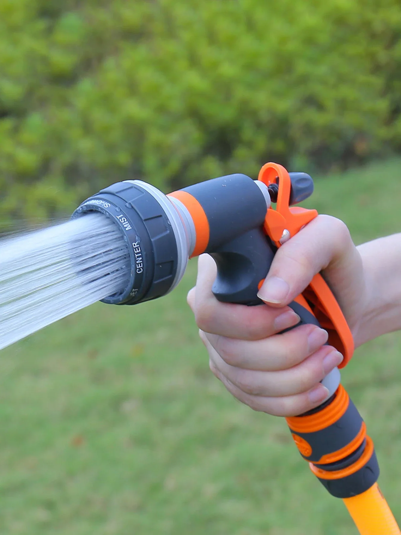 8 Pattern Garden Water Gun Hose Nozzle Mutifunctional Household Car Washing Yard Water Sprayer Pipe Tube Nozzle Sprinkle Tools