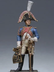 Resin soldier 1/32 54MM   ancient Cavalry Guard Grenadier Horn  Model Unassambled Unpainted  Figure Building Kit