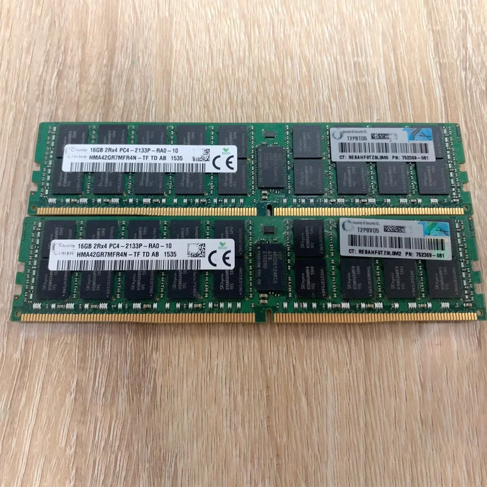 I Pcs For SK 16G 2RX4 PC4 2133P ECC REG Server Memory HMA42GR7MFR4N-TF