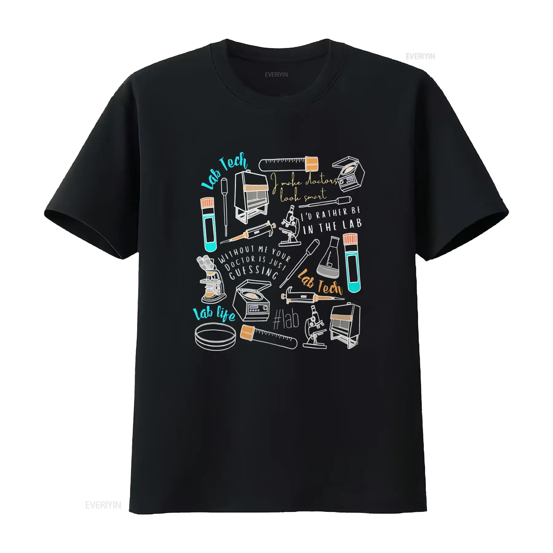 Funny Lab Tech T Shirt Medical Clinical Laboratory Technologist Technician Science Life Chemistry  vintage Washed Comfortable