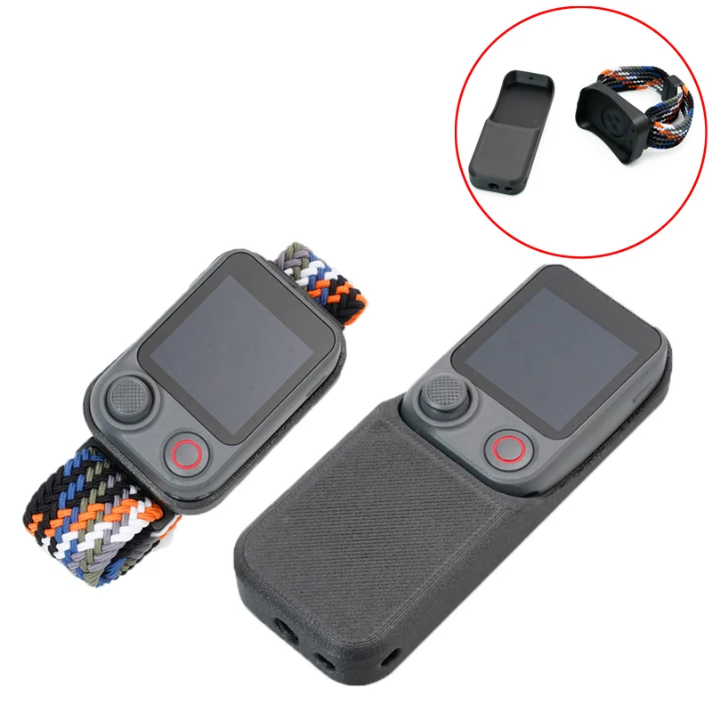 1Set Magnetic Wrist Strap Mount with Rotatable Base Portable Handle Vlogging Gear for DJI Osmo Pocket 4P/FrameTap Screen Remote