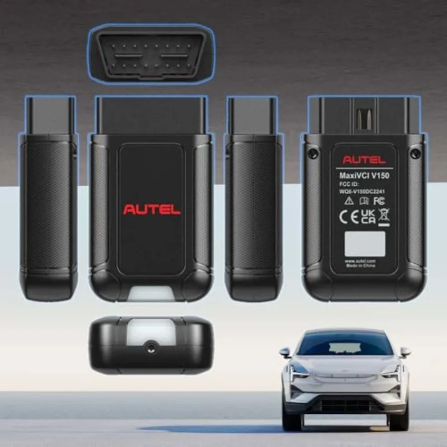 MaxiVCI V150 Interface de comunicação de veículo Bluetooth VCI150 Scanner OBD para suporte de diagnóstico abrangente compatível
