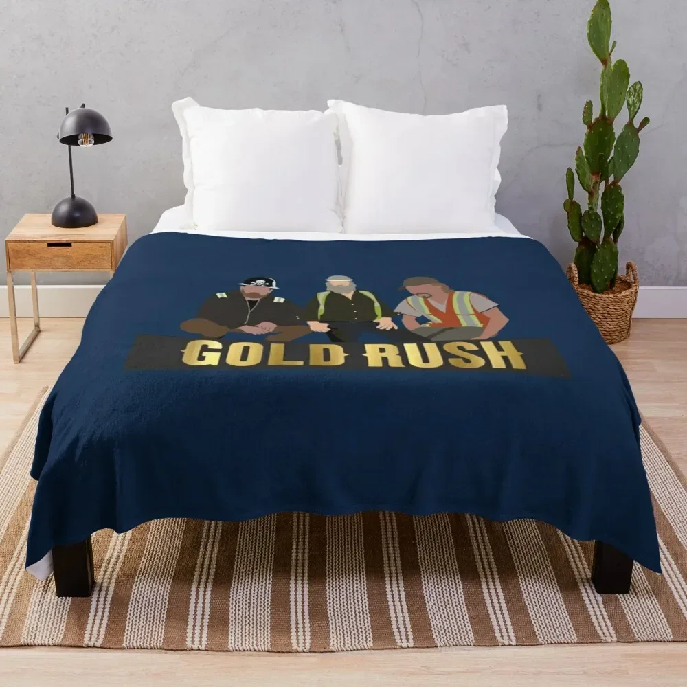 Gold Rush Parker Schnabel Rick Ness Tony Beets Throw Blanket Summer Beddings Loose Blankets