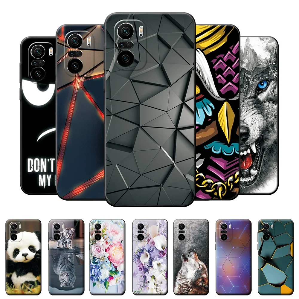 For Xiaomi POCO F3 Case Cool Fashion Phone Case For Xiaomi POCO F3 Soft TPU Silicone Back Cover For Xiaomi POCO F3 Animal 6.67