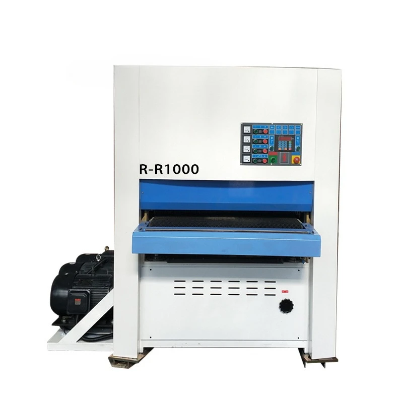 Woodworking automatic broadband heavy-duty sander, double-sided fixed-thickness fixed-ruler sander